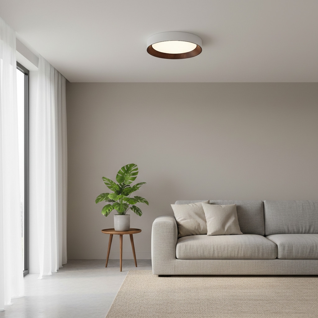 Crelina Contemporary Ceiling Light - Indoor Flush Fixture for Hallway and Dining Area U16