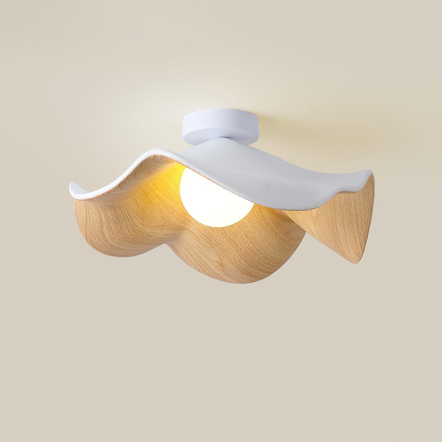 New Modern Simple Walnut Grain Ceiling Light M71
