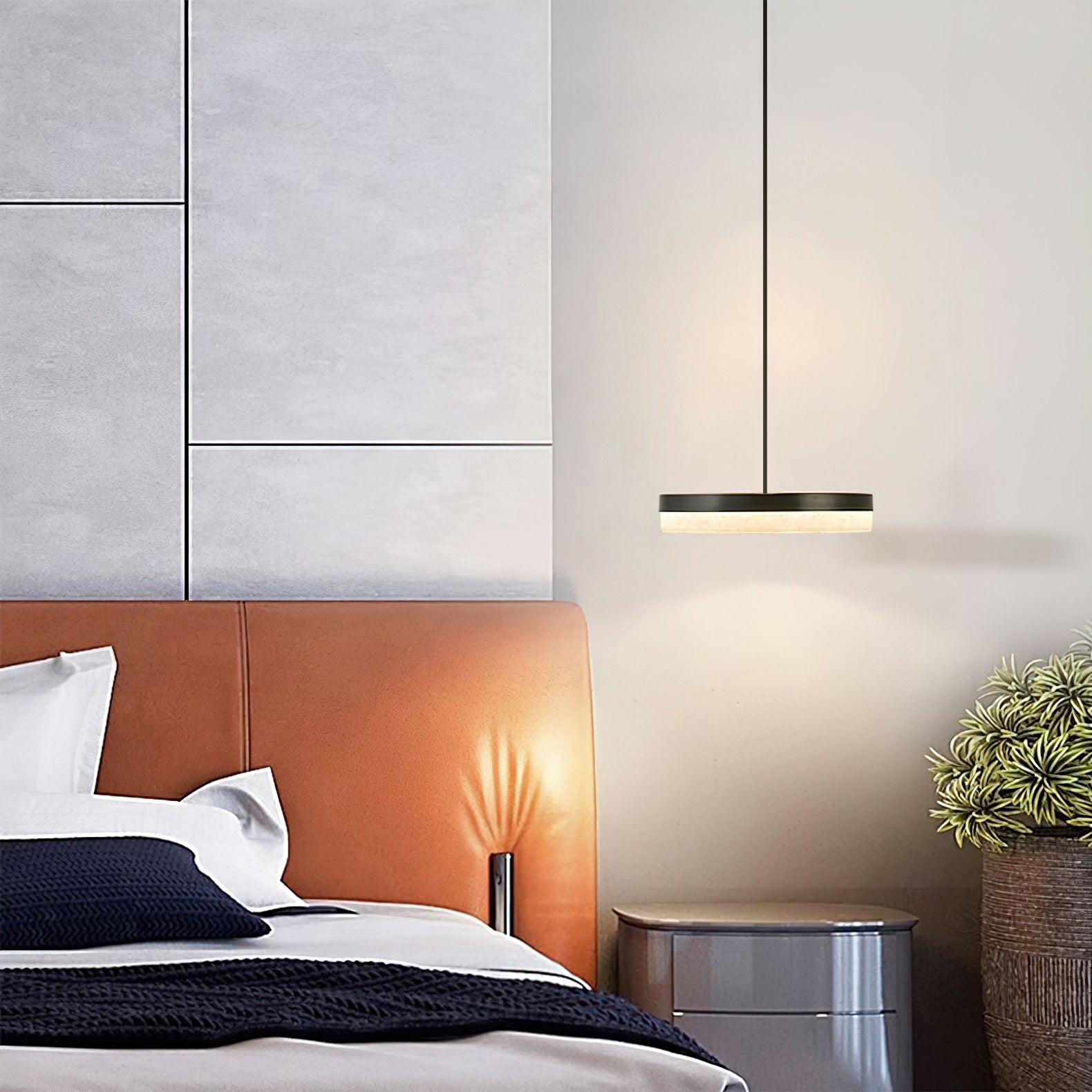 Wyatt Alabaster Pendant Light T1651