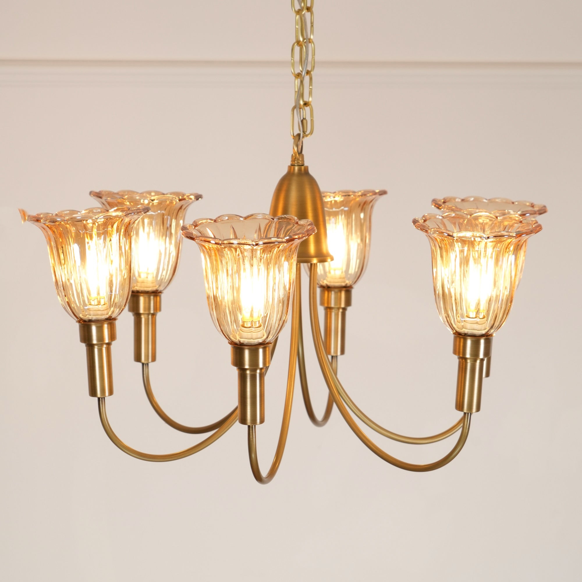 Columbia Brass Chandelier T1729
