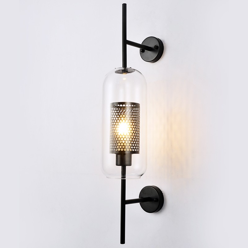 Vintage Modern Chiswick Glass Wall Lights for Bedside Living Room