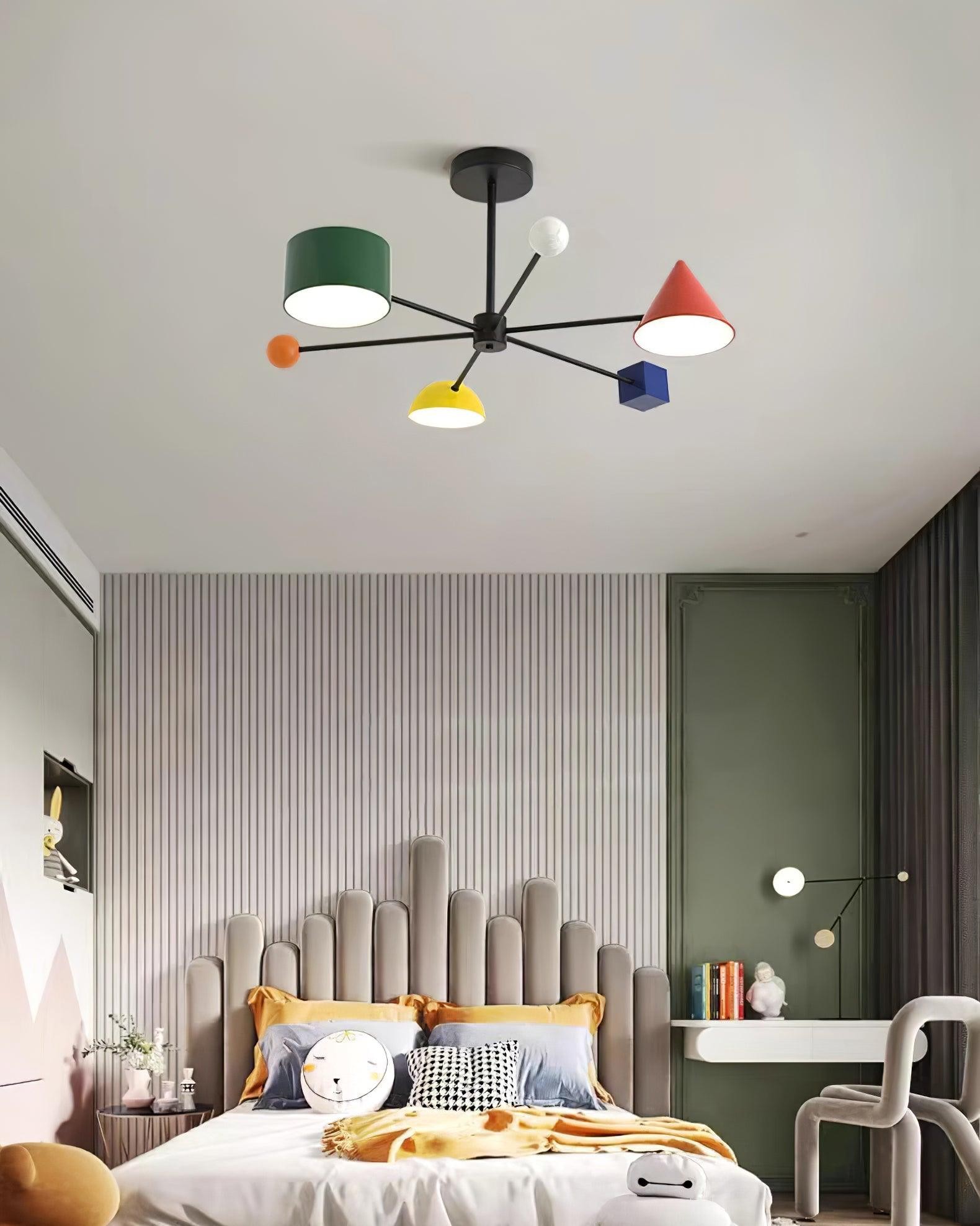 Geometric Colorful Ceiling Light M276