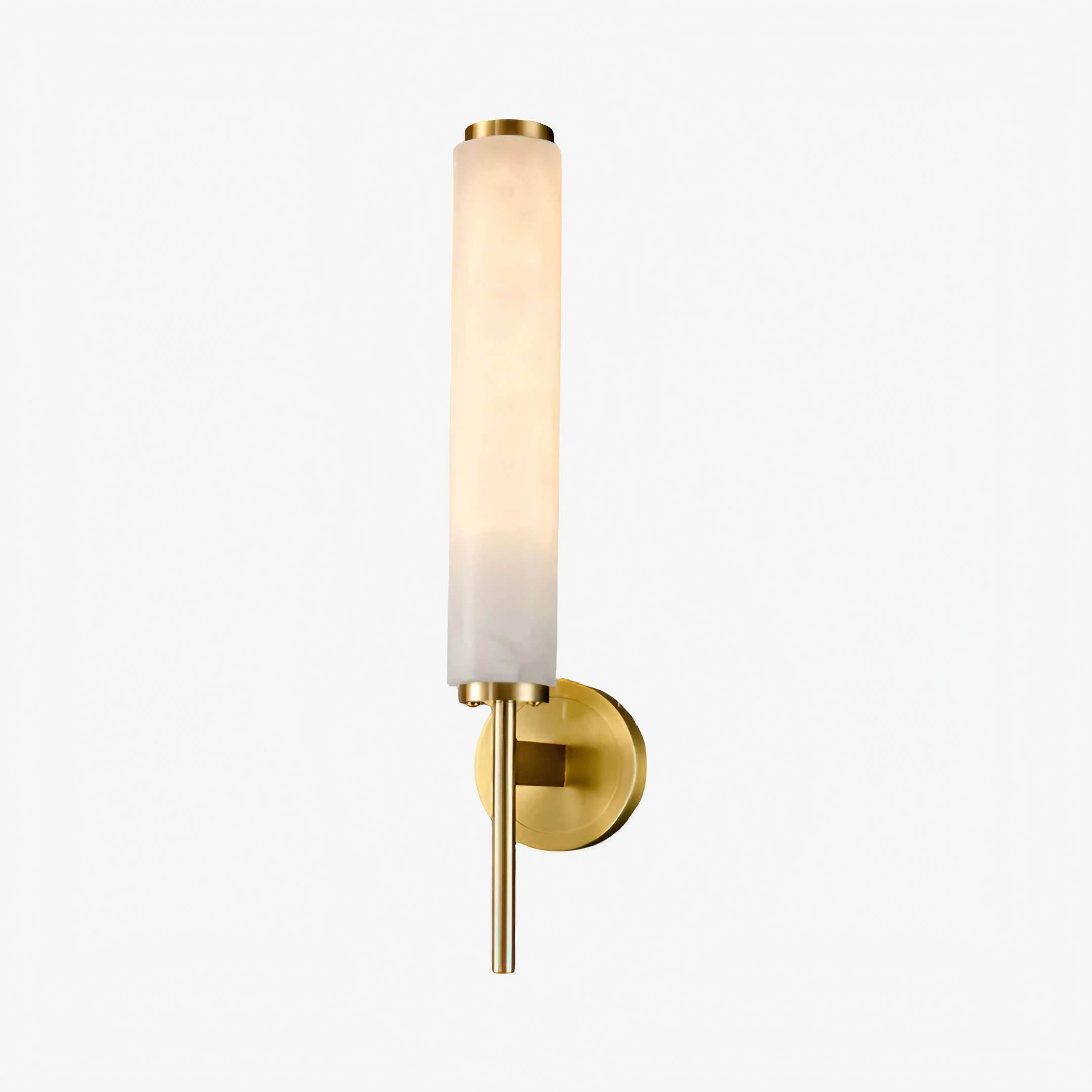 Solaryx Modern Alabaster Wall Sconce - Sculptural Living Room Mounted Light T1137