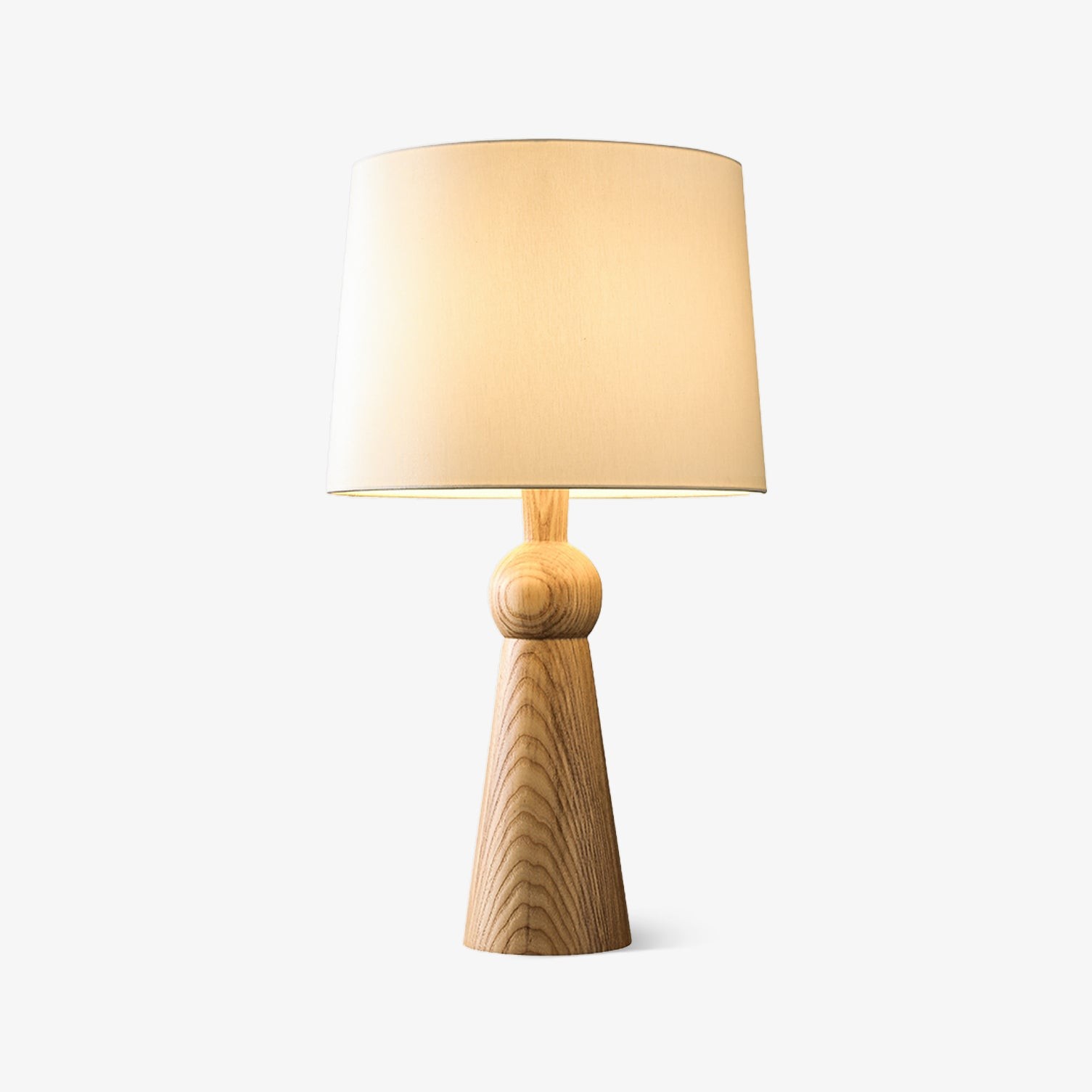 Nordic Retro Solid Wood Fabric Table Lamp M572