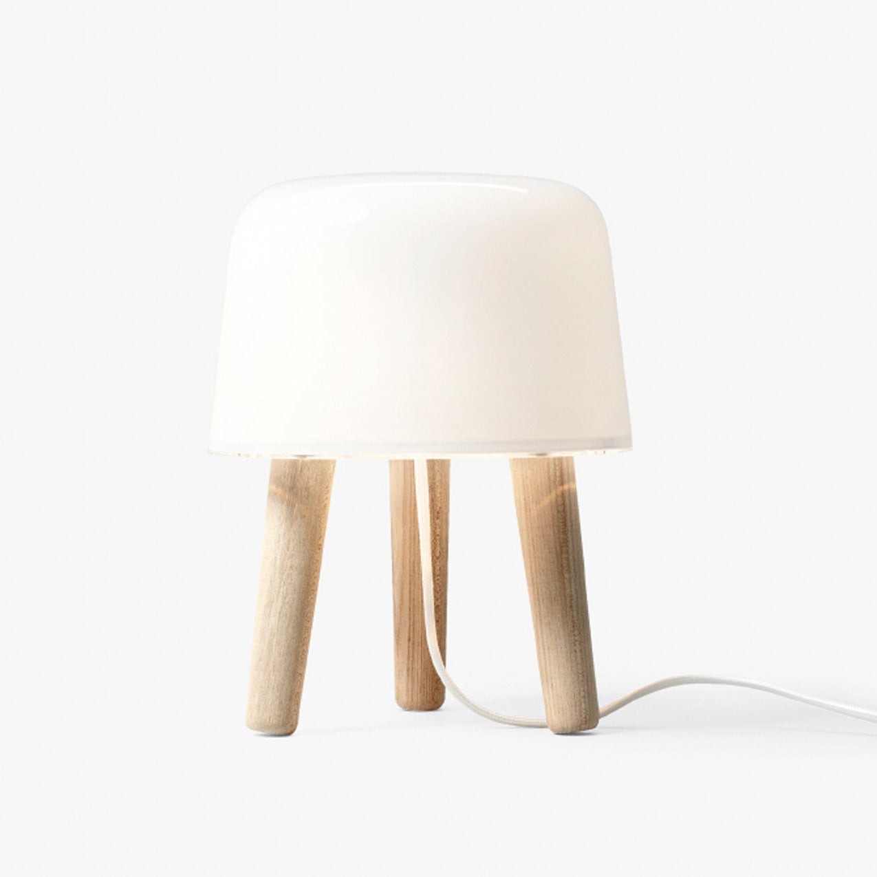 Nordic Wood Decorative Glass Table Lamp For Bedroom M255