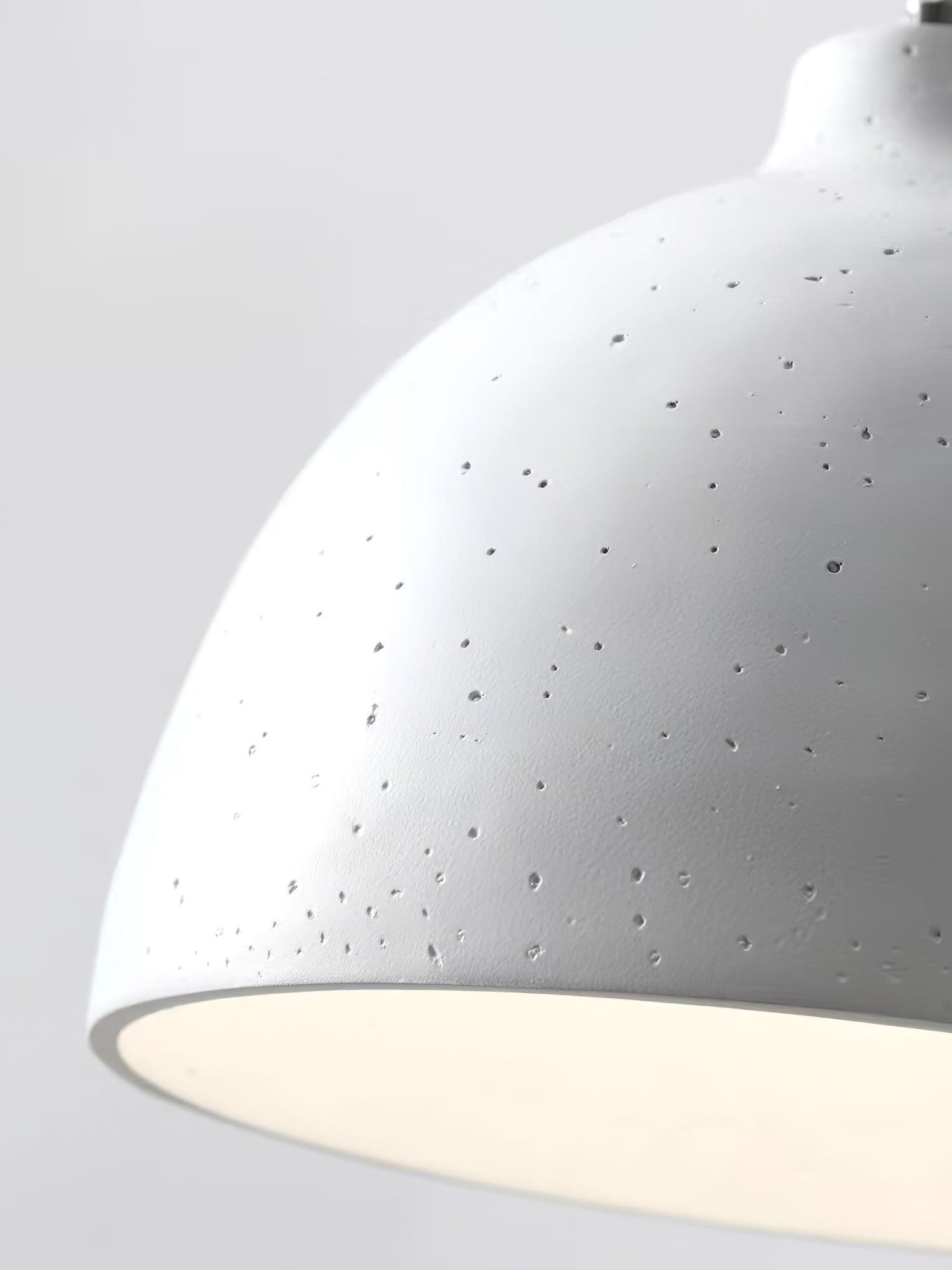 Modern Minimalist Industrial Resin Bowl LED Pendant Light M327