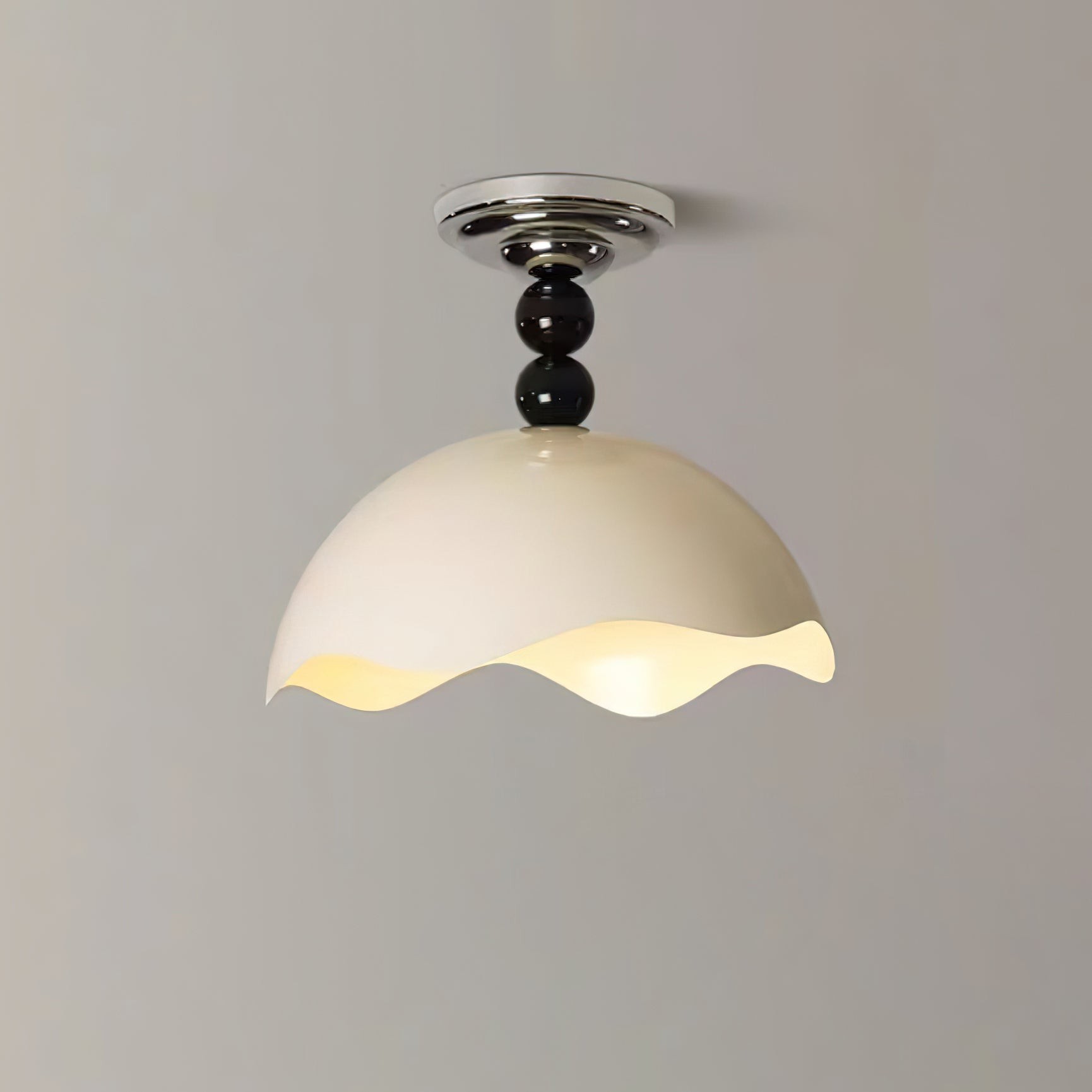 Modern Wave Crest Metal Ceiling Lamp M484