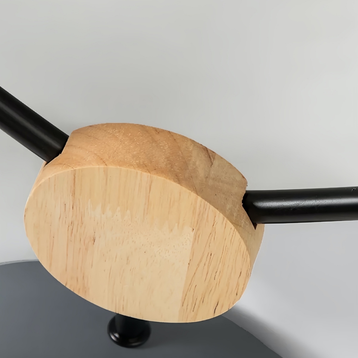 Modern LED Ceiling Lamp - Stylish Wood Disc with Branch Design for Bedroom S379
