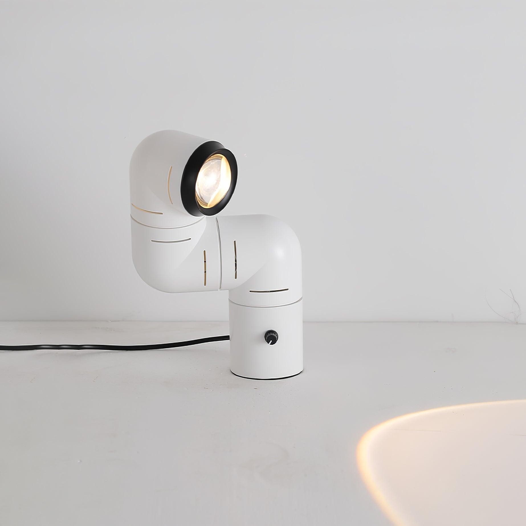 Red Tubular Table Lamp Suitable For Bedroom M504