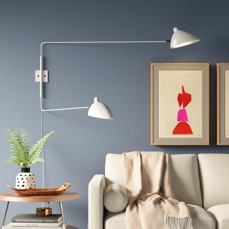 Arclume Modern Wall Light - Modern Adjustable Sconce for Living Room