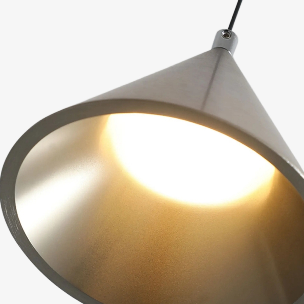 Veridia Minimalist Adjustable Pendant Light - Aluminum Hanging Lamp for Bedroom and Bedside T2204
