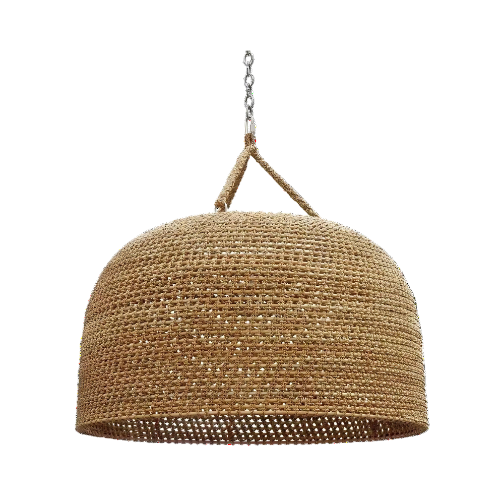 Natural Shadow Rattan Japandi Pendant Light T2054