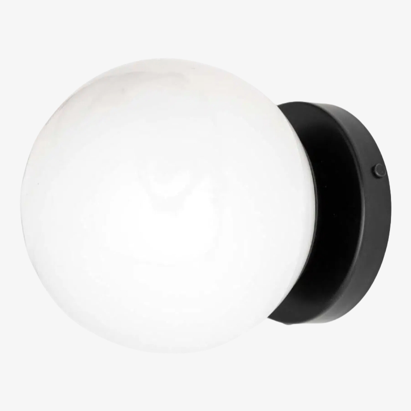 Glorica Glass Globe Wall Sconce - Multi-Color Modern Minimalist Light T359