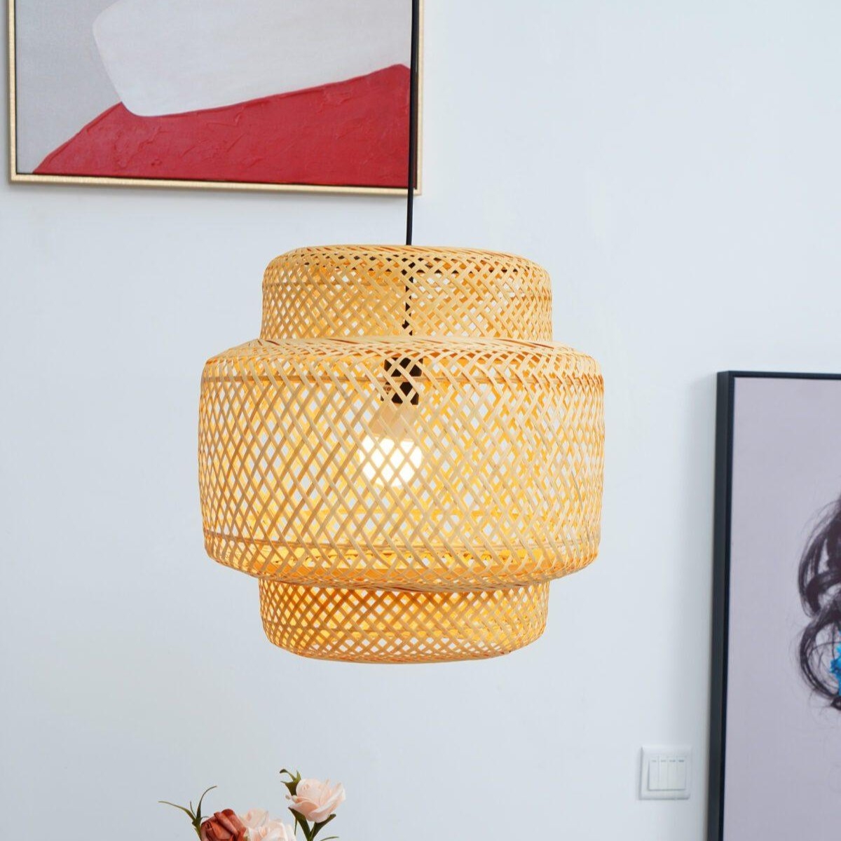Bamboo Pendant Light T2111