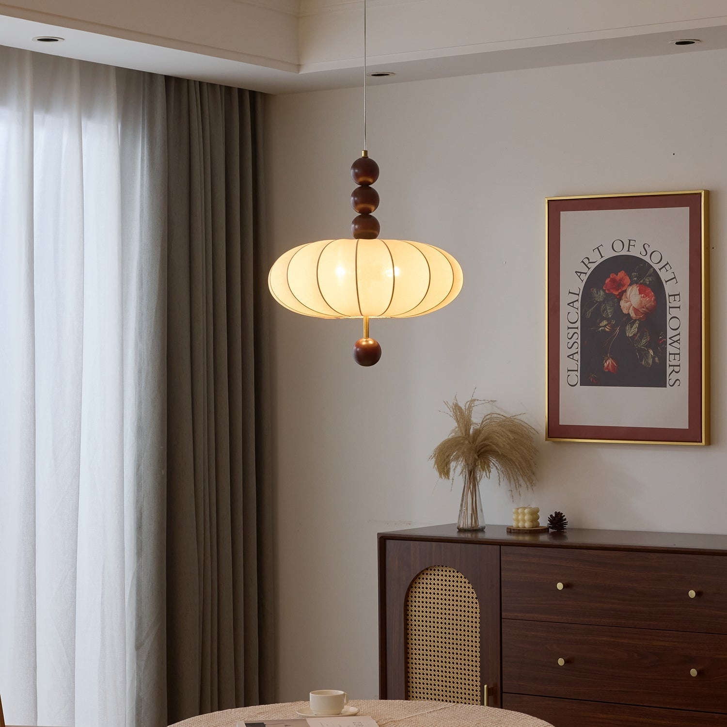 Adelaide Fabric Pendant Light T1574