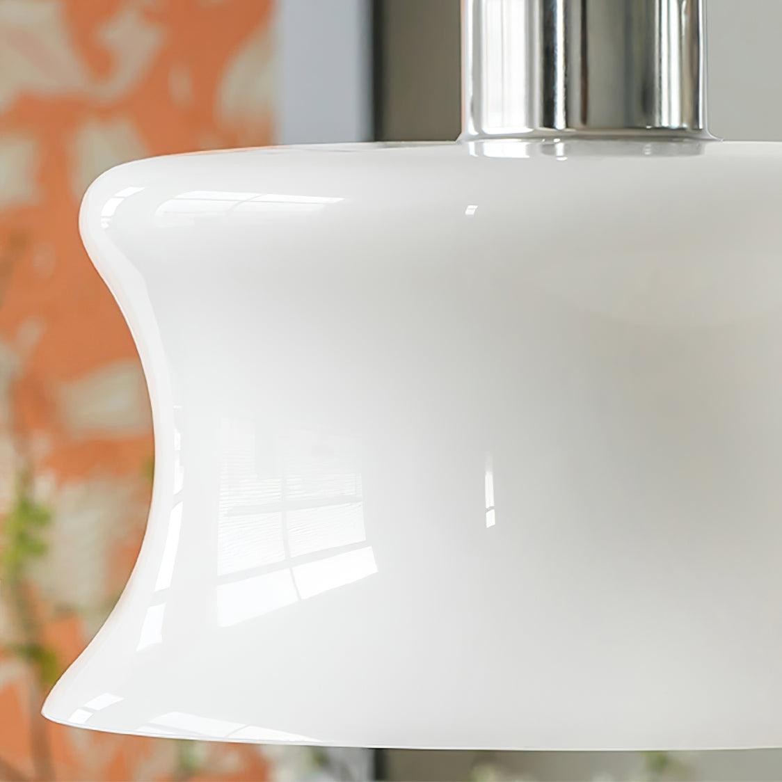 French Vintage Glass Window Pendant Lamp M392
