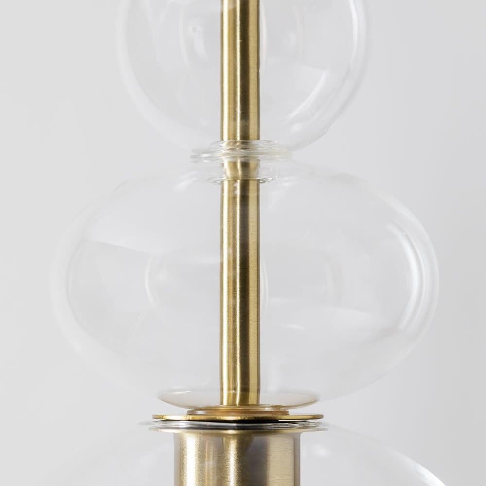 Contemporary Glass Lamp – Soft Glow for Modern Interiors S243