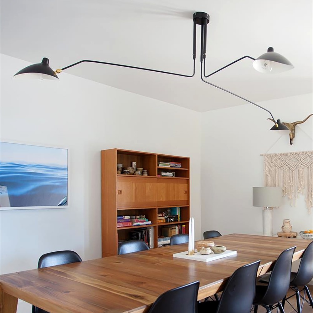 Arclume Arc Ceiling Lamp - Mid Century Multi Arm Light for Living Room
