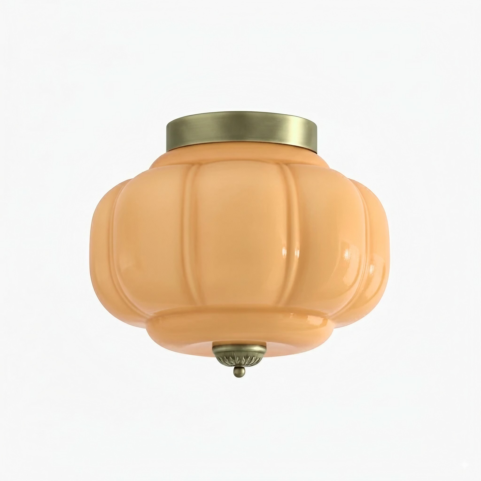Eloise Ceiling Light - Elegant Retro Brass Ceiling Light for Living Room G55