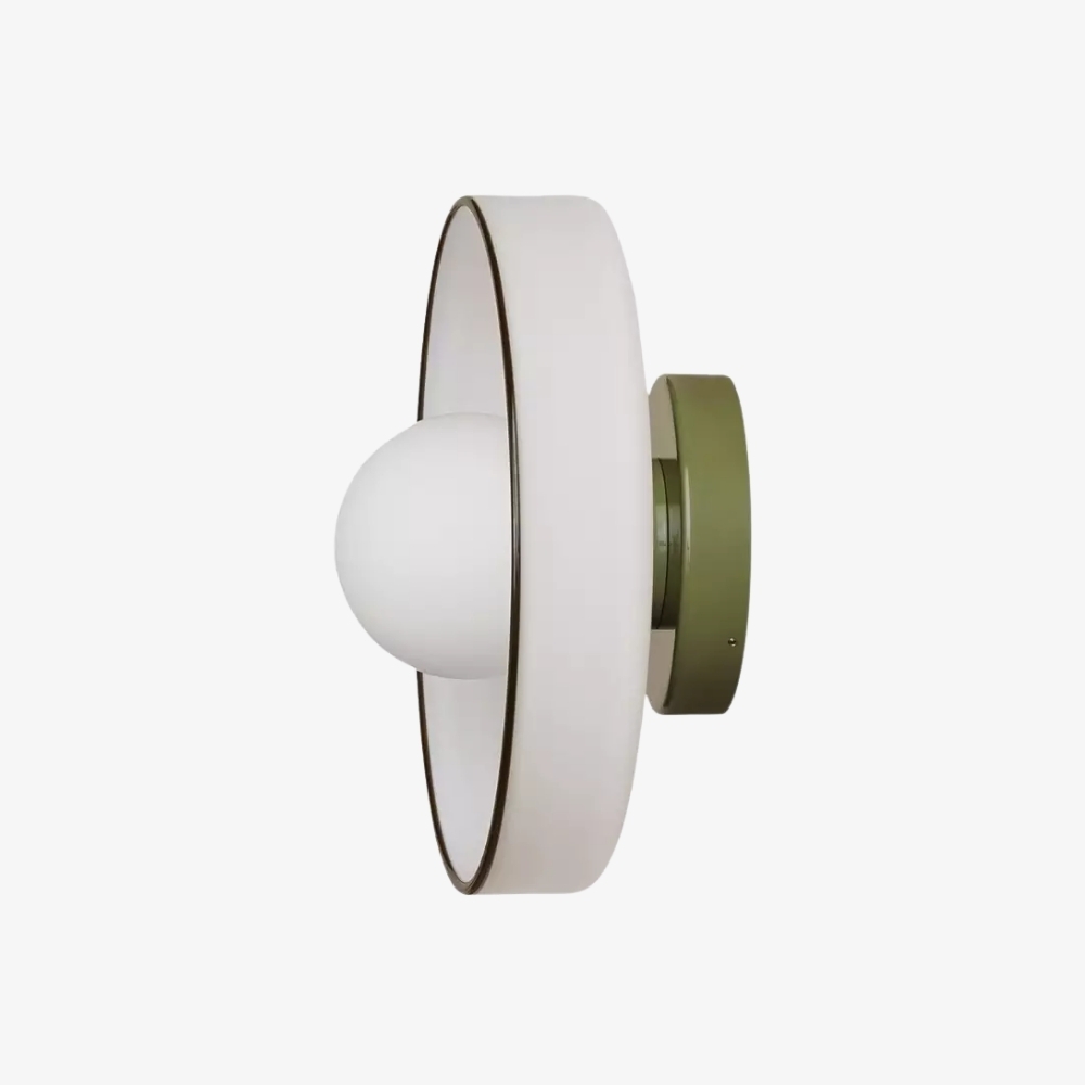 Kalo Blown Glass Disc Orb Flush Mount and Wall Sconce T662