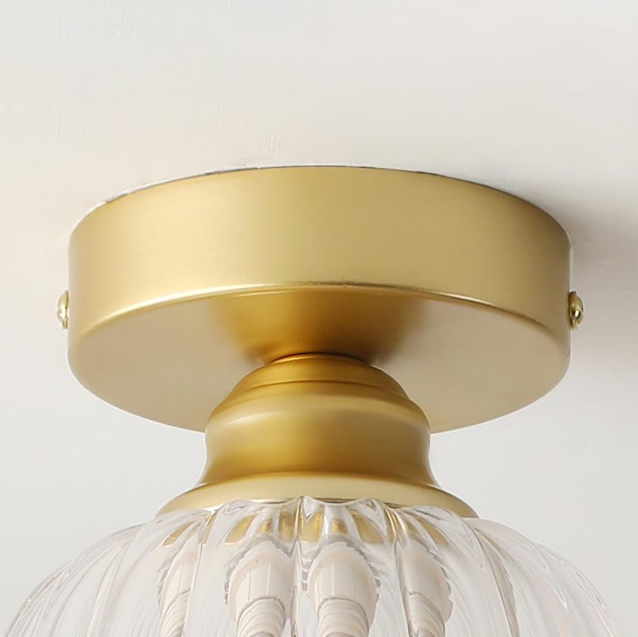 Vintage Glass Flower Ceiling Light M233