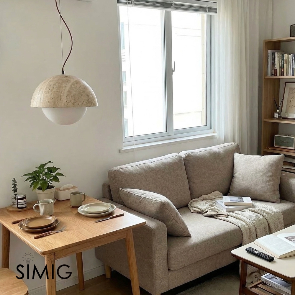 Split Sphere Pendant Light Sculptural Modern - Dining Room Lighting M560