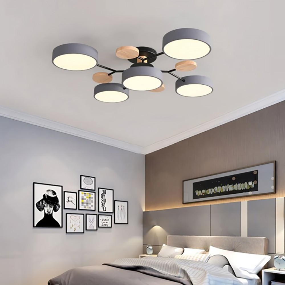 Nordic Branched Disc Metal Ceiling Lamp S117