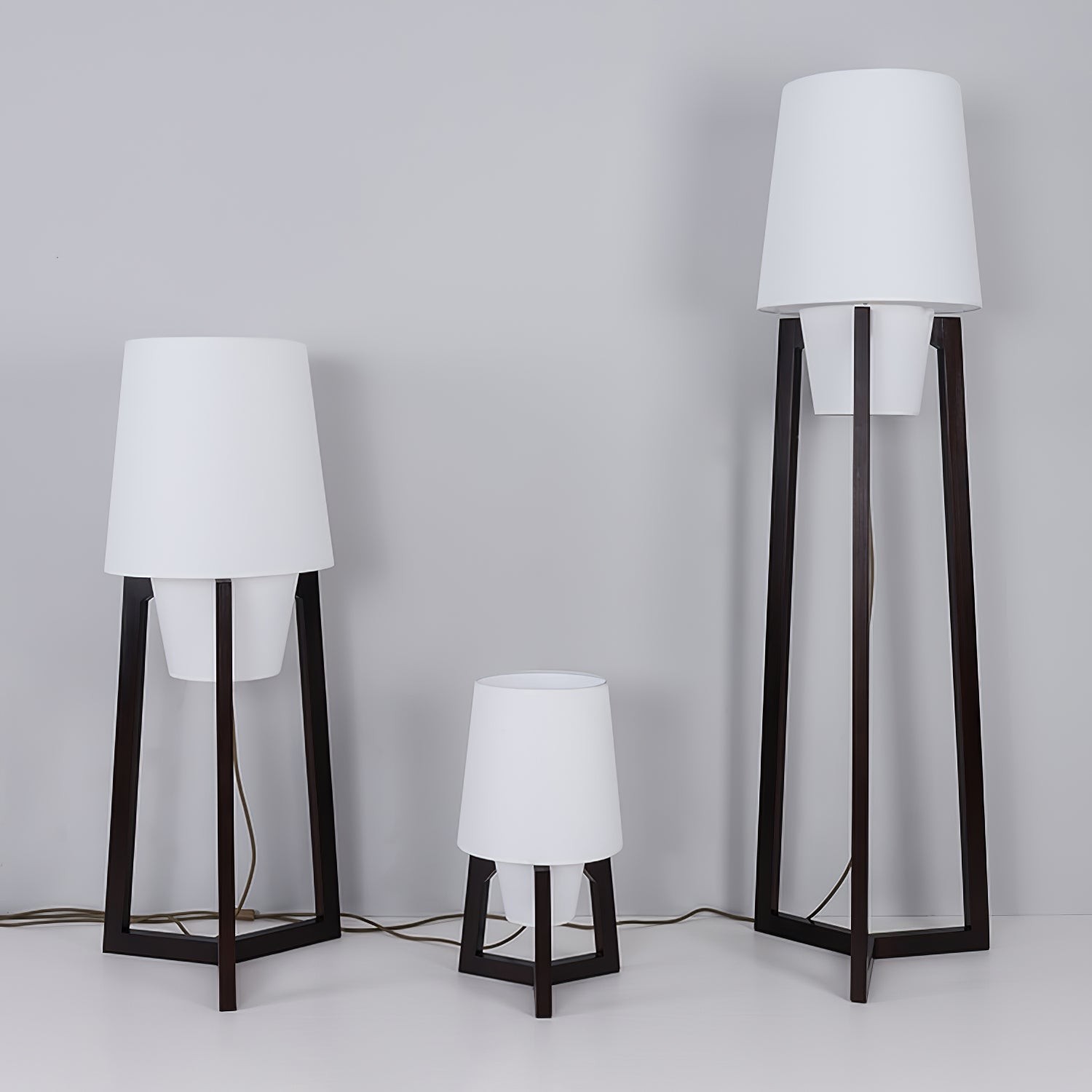 Modern Simple Chinese Style Solid Wood Floor Lamp M51