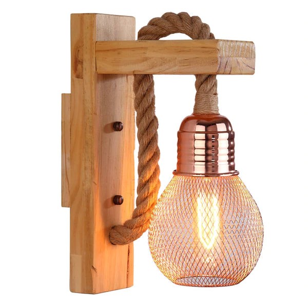 Hemp Rope Wall Lamp