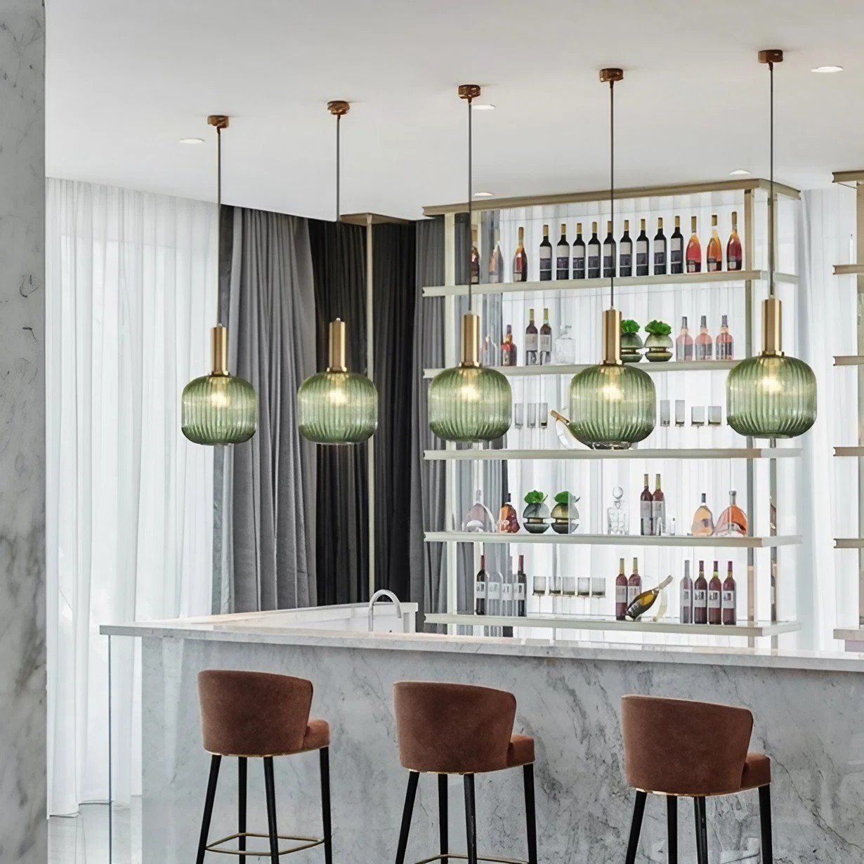 Vintage Creative Glass Pendant Lamp S69
