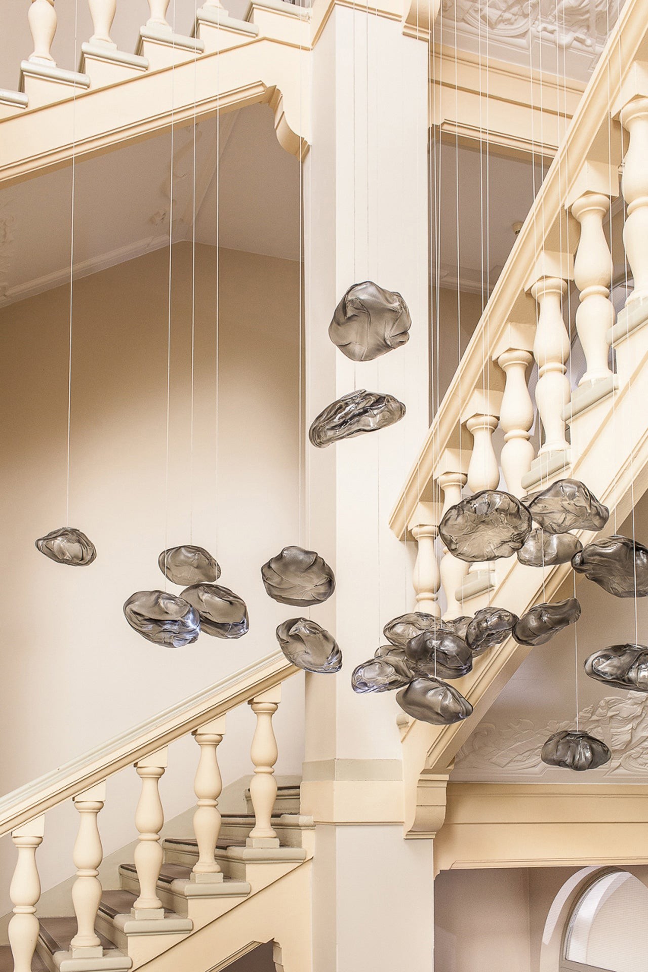Multi-Head Irregular Glass Bubble Chandelier M79