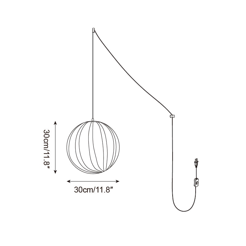 Solstice Plug In Pendant Lamp T1350