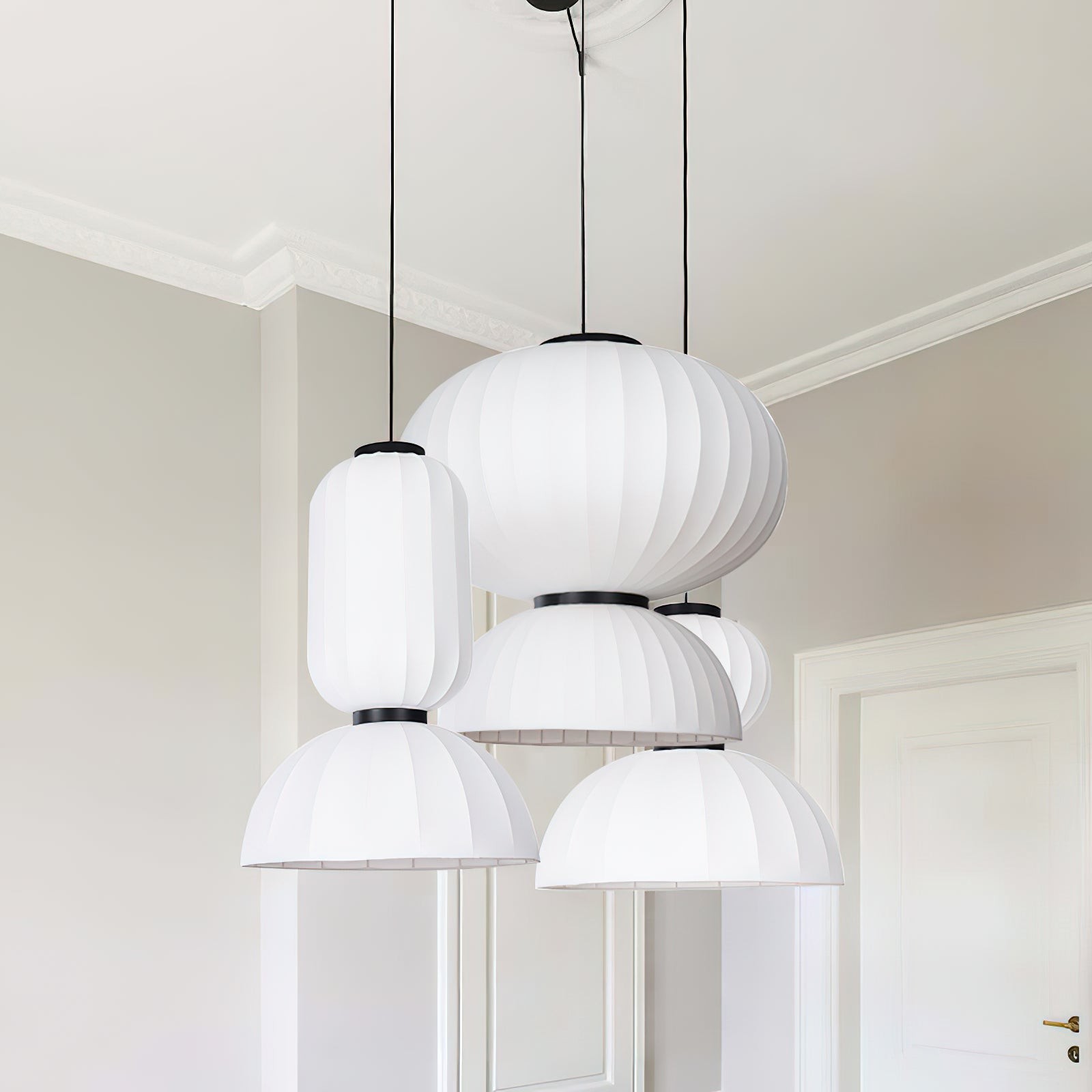 Mulberry Silk Lantern Pendant Light M433