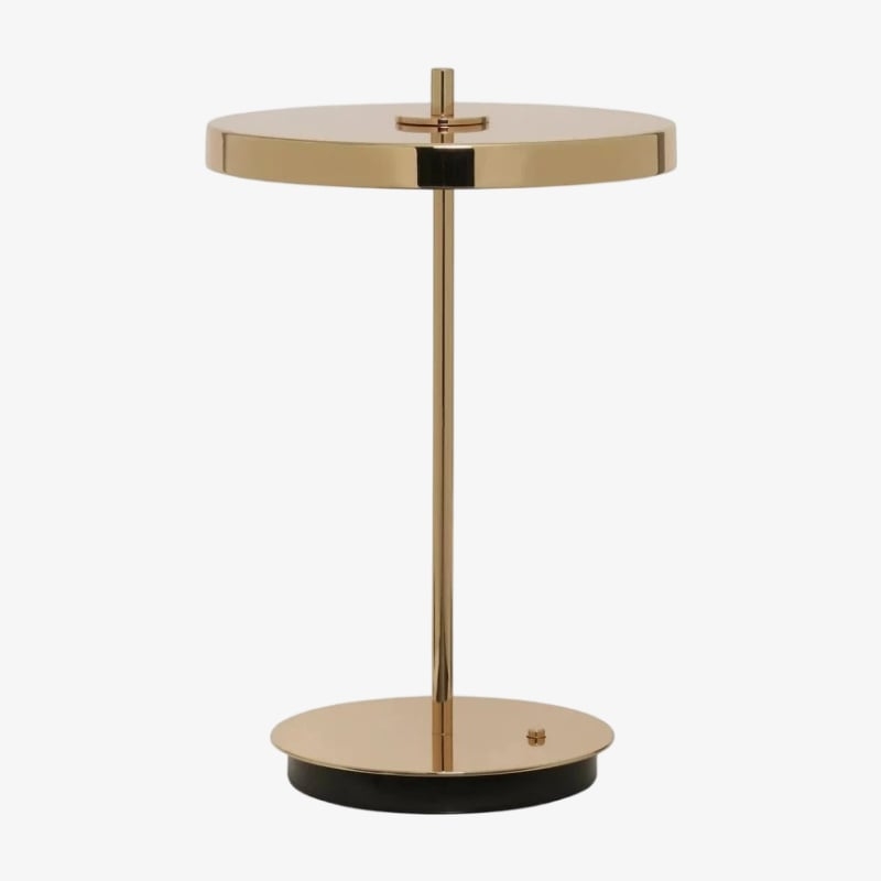 Astris Minimalist Metal Table Lamp - Contemporary Desk & Bedside Accent Lighting T581