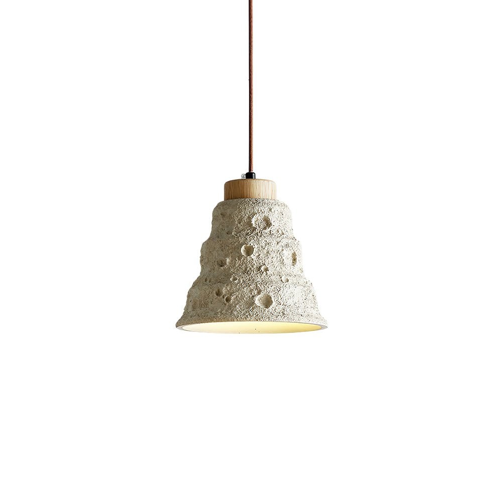 Japanese Wabi Sabi Cement Bell Shape Pendant Light G63