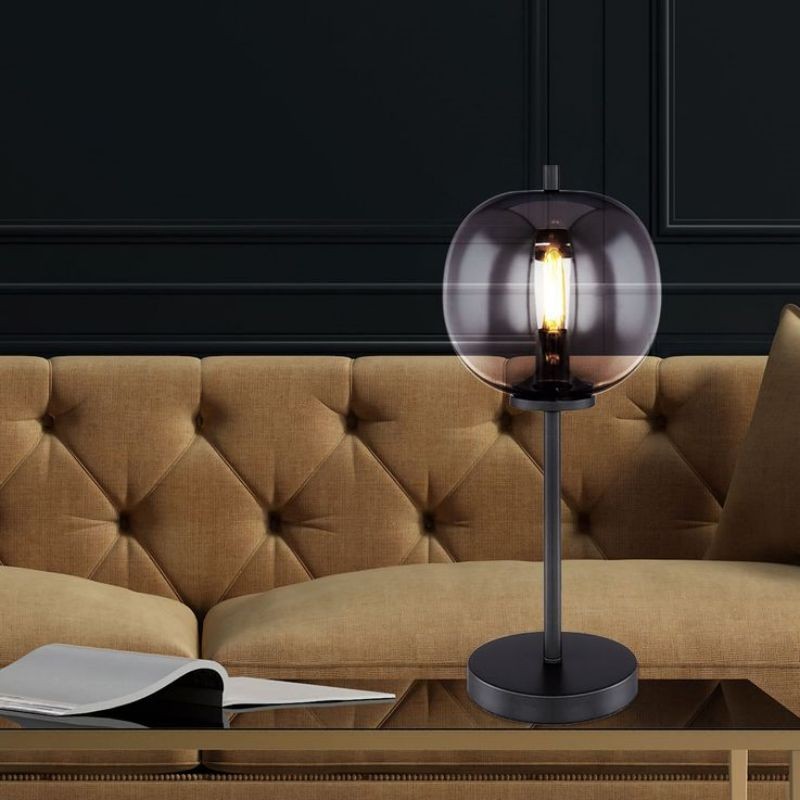 Multiple Style Glass Blacky Table Lamp