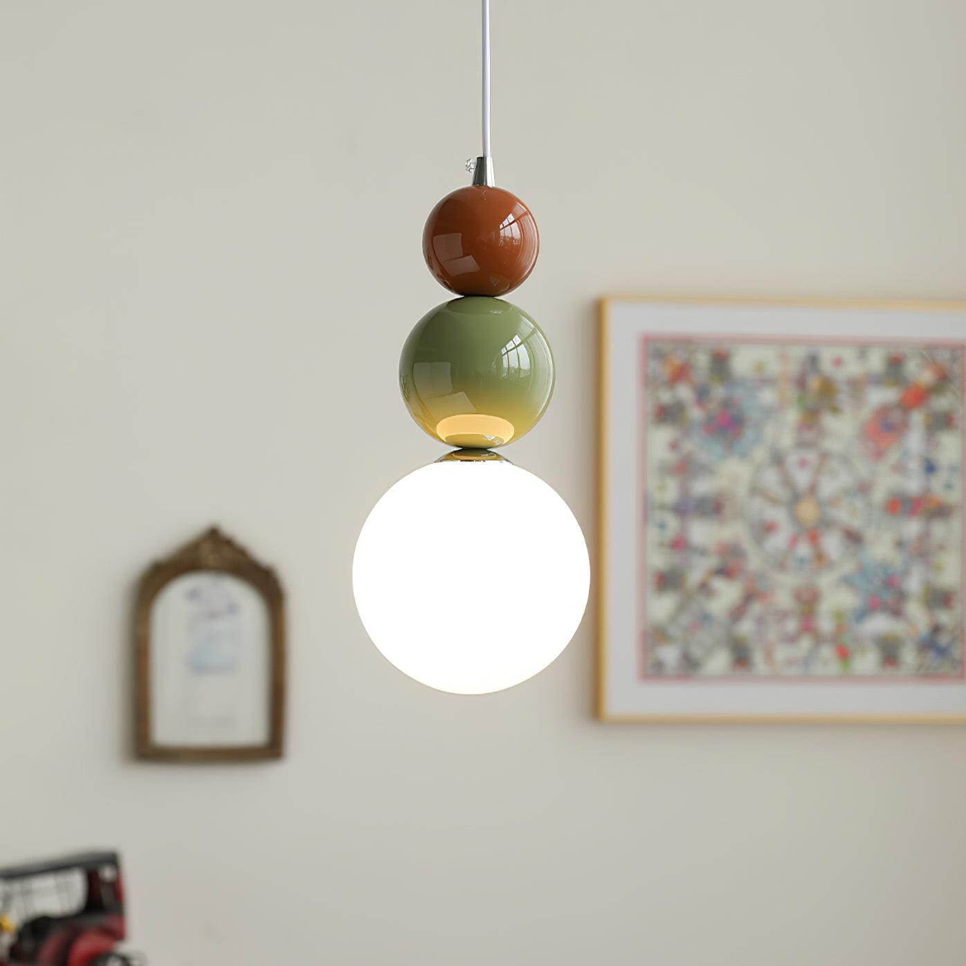 Nordic Cream Modern Simple Dot Pendant Lamp M285