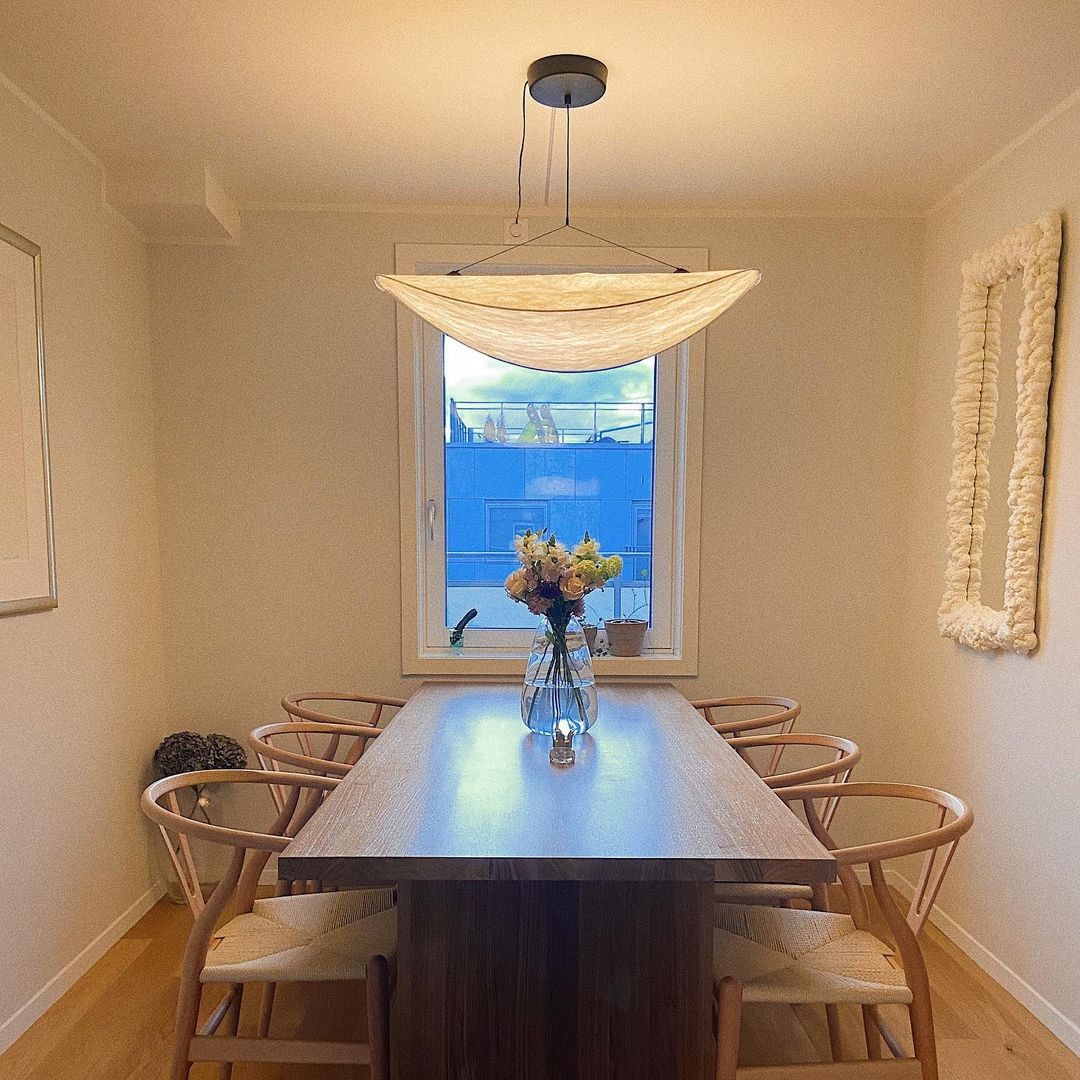 Tense Pendant Lamp - Contemporary Silk Design for Dining Area S51