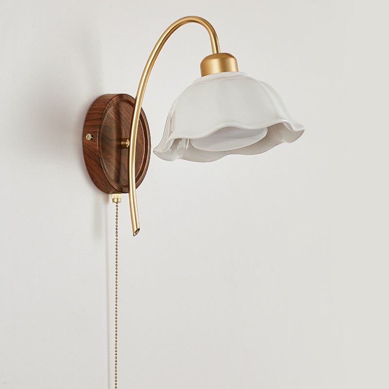 Wabi Sabi Style Ceramic Wall Lamp