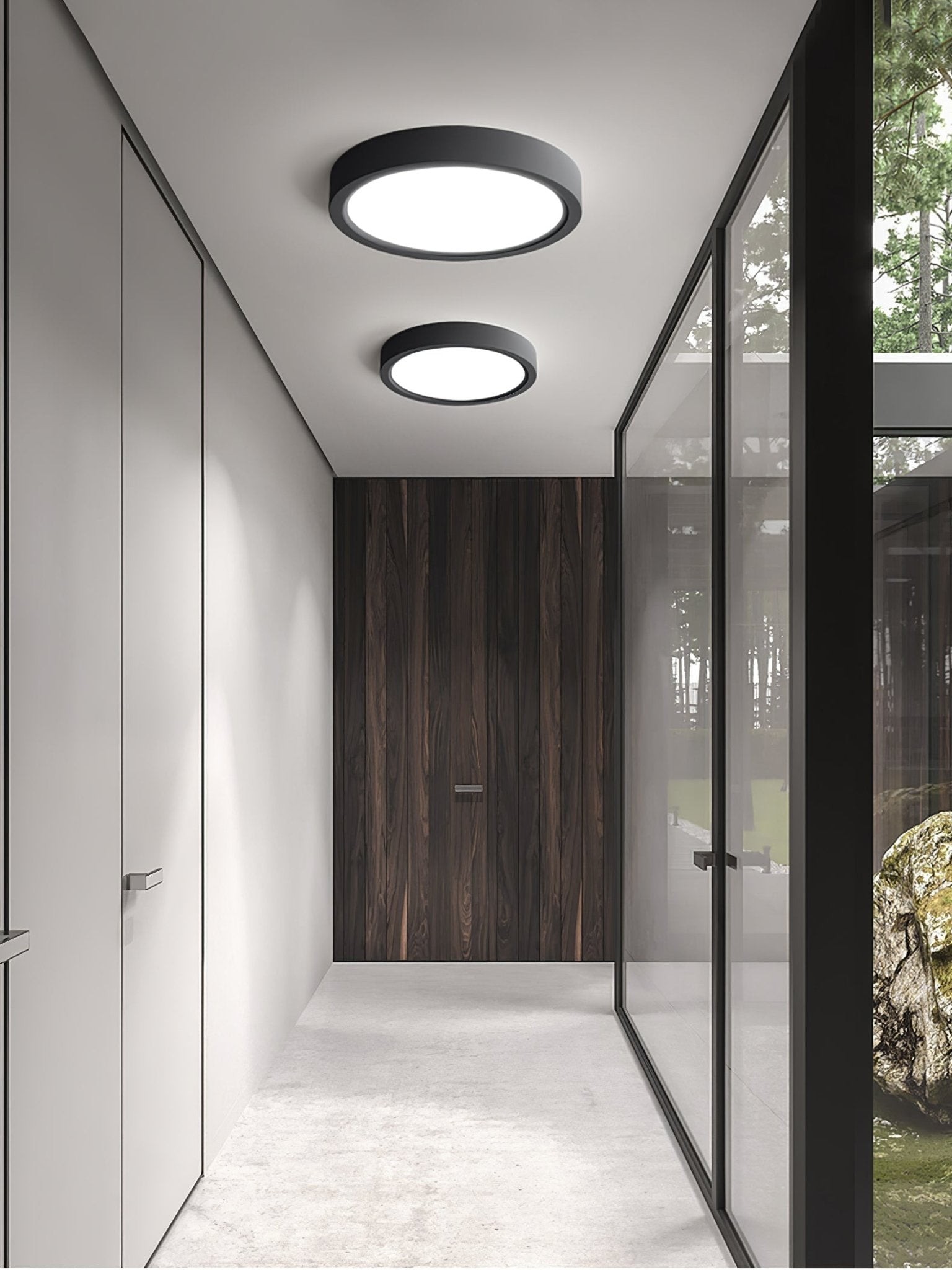 Minimalist Modern Round Acrylic Ceiling Light For Bedroom M395