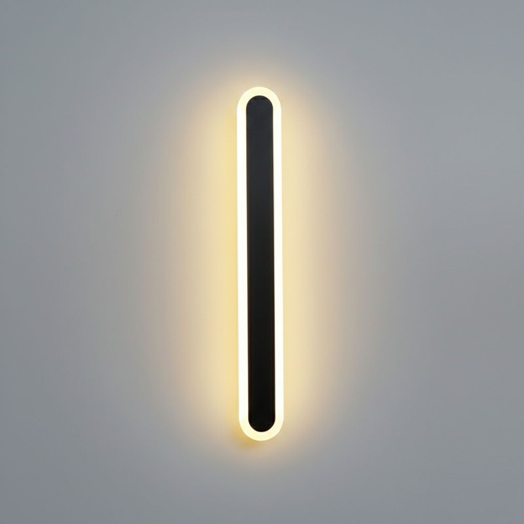 Edge Minimalist Metal Oval IP65 WaterProof Outdoor Wall Light T2099