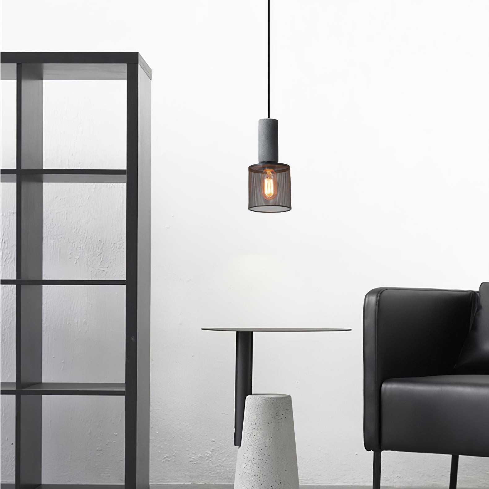Cement Mesh Pendant Light M566