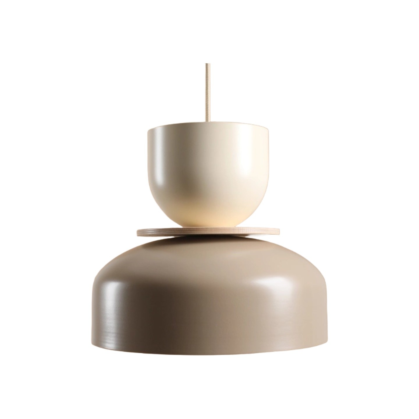 Modern Dual‑Shade Pendant Lamp With Scandinavian Style S227