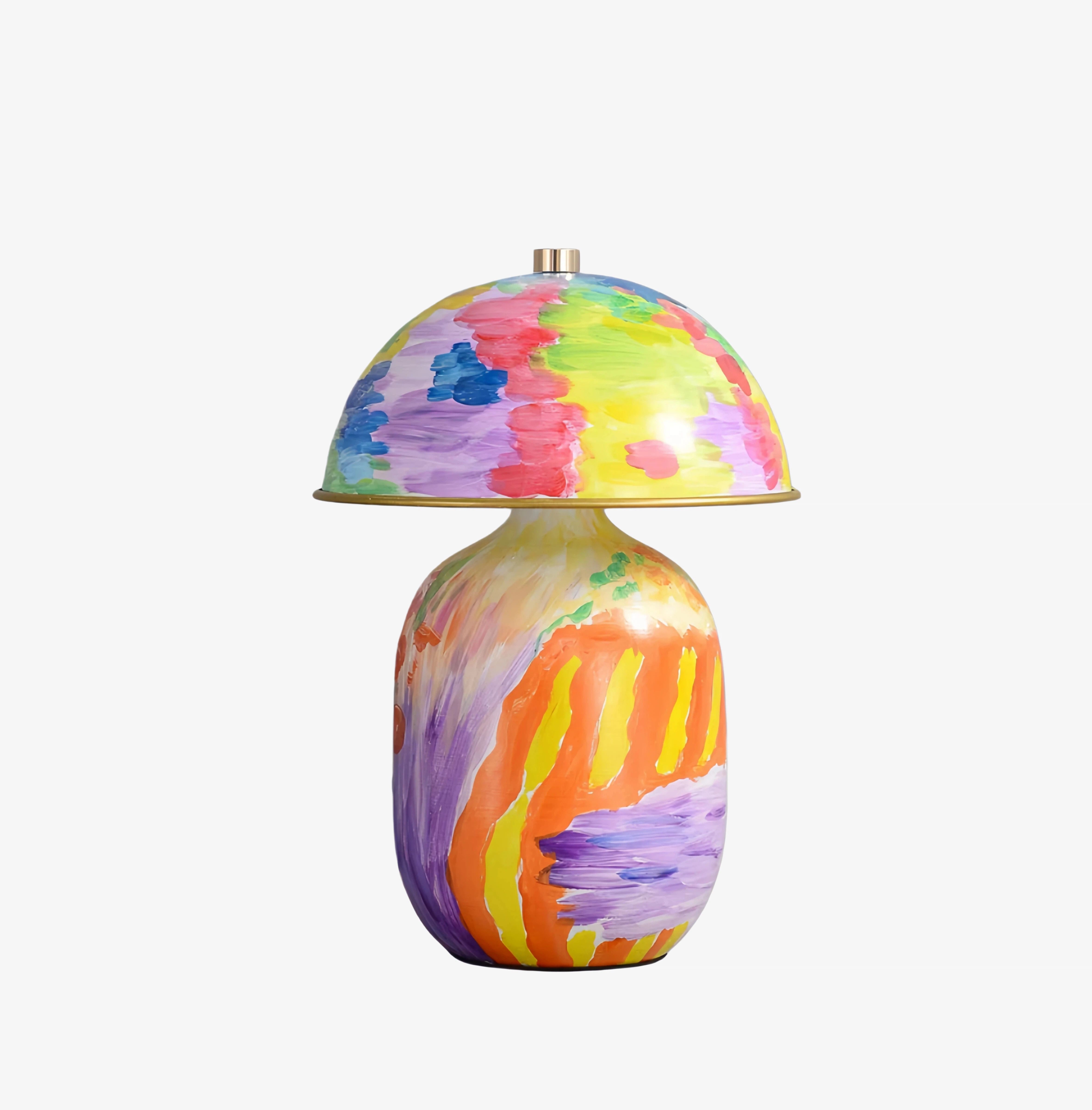 Creative Painted Finish Table Lamp – Stylish Light for Interior Spaces S392