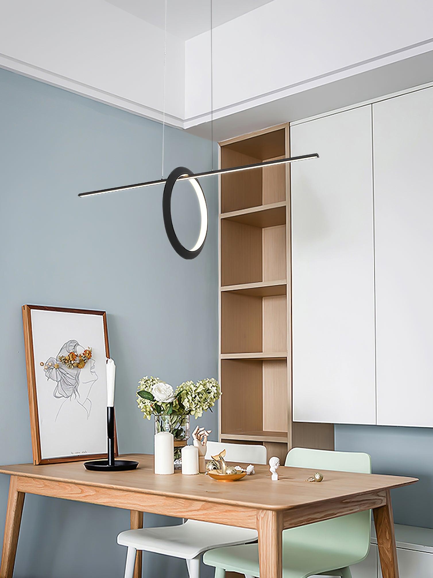 Minimalist High-End Geometric Line Pendant Light M445