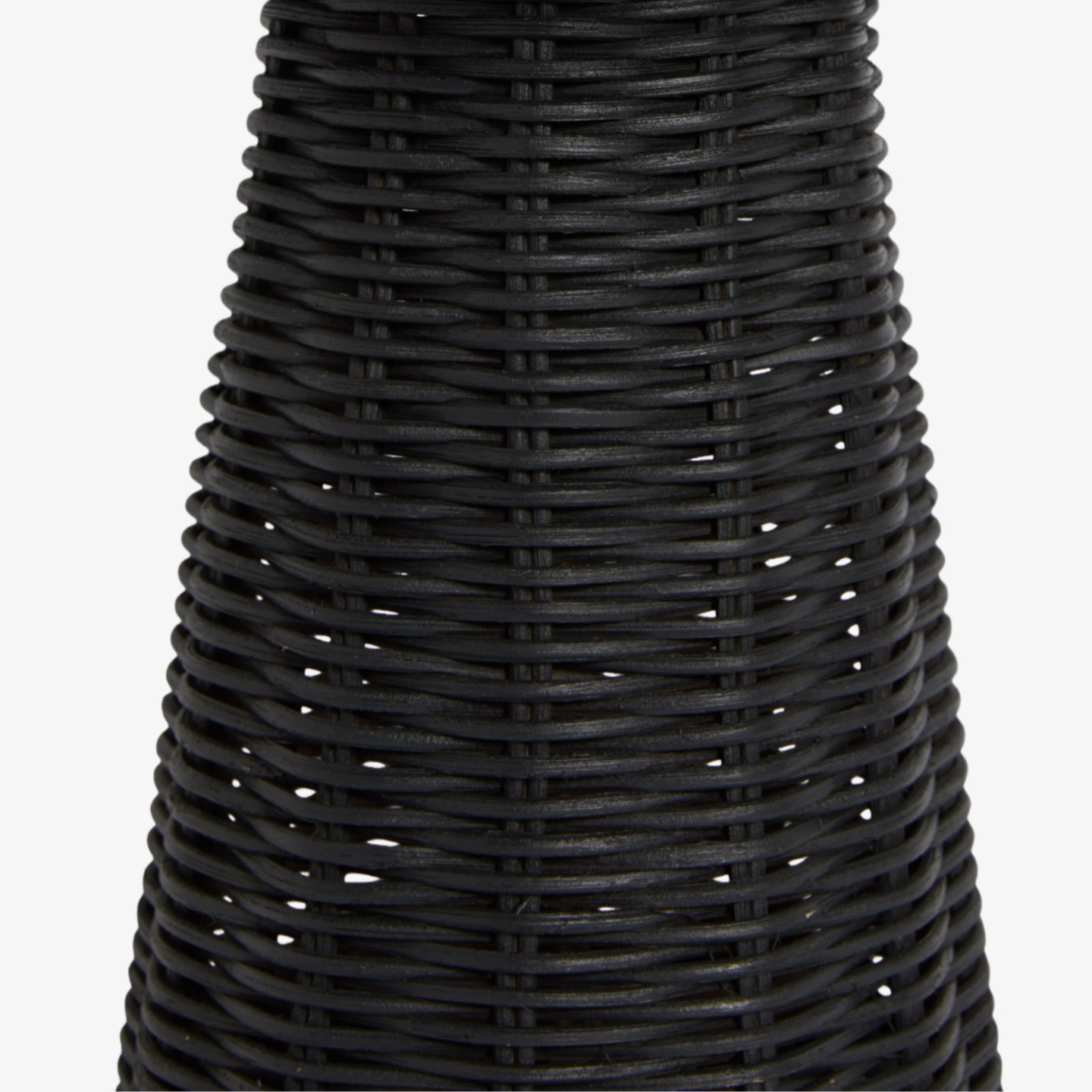 Wickara Sculptural Rattan Mini Table Lamp - Natural Woven Finish Suitable for Side Tables & Entryways T700