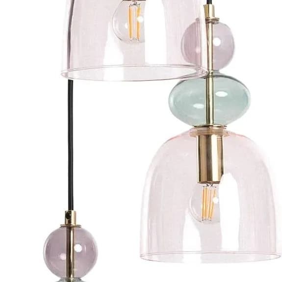 Contemporary Glass Lamp – Soft Glow for Modern Interiors S243