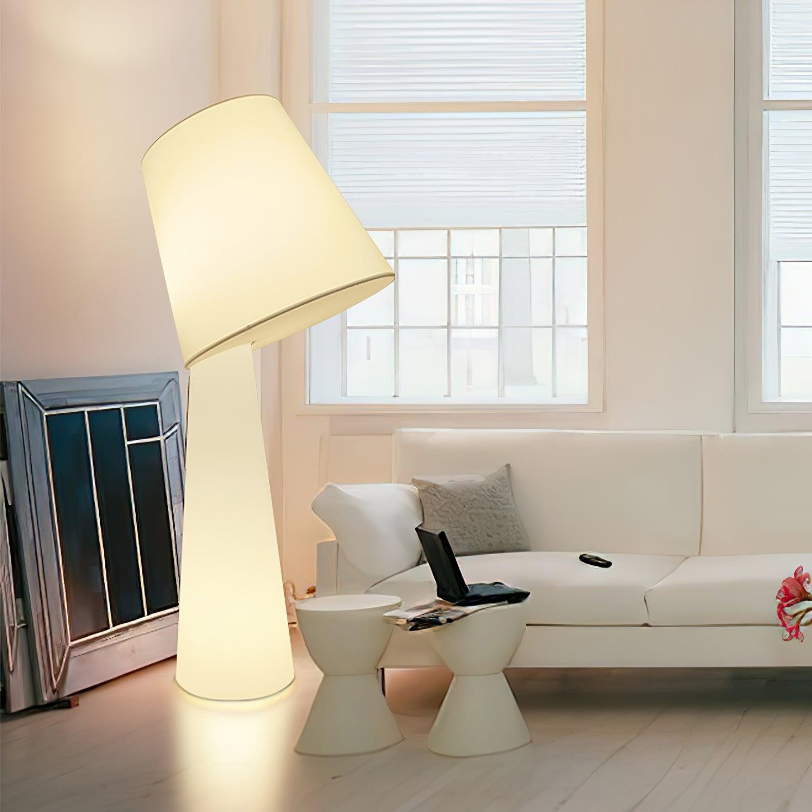Column Fabric Floor Lamp Suitable For Living Room M561