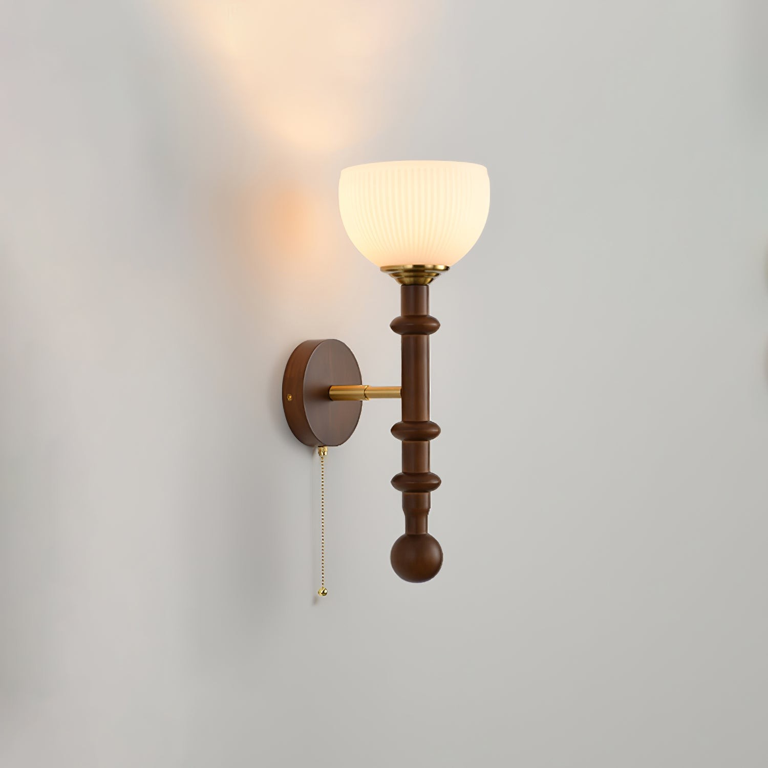Retro Solid Wood Series Wall Lamp M419