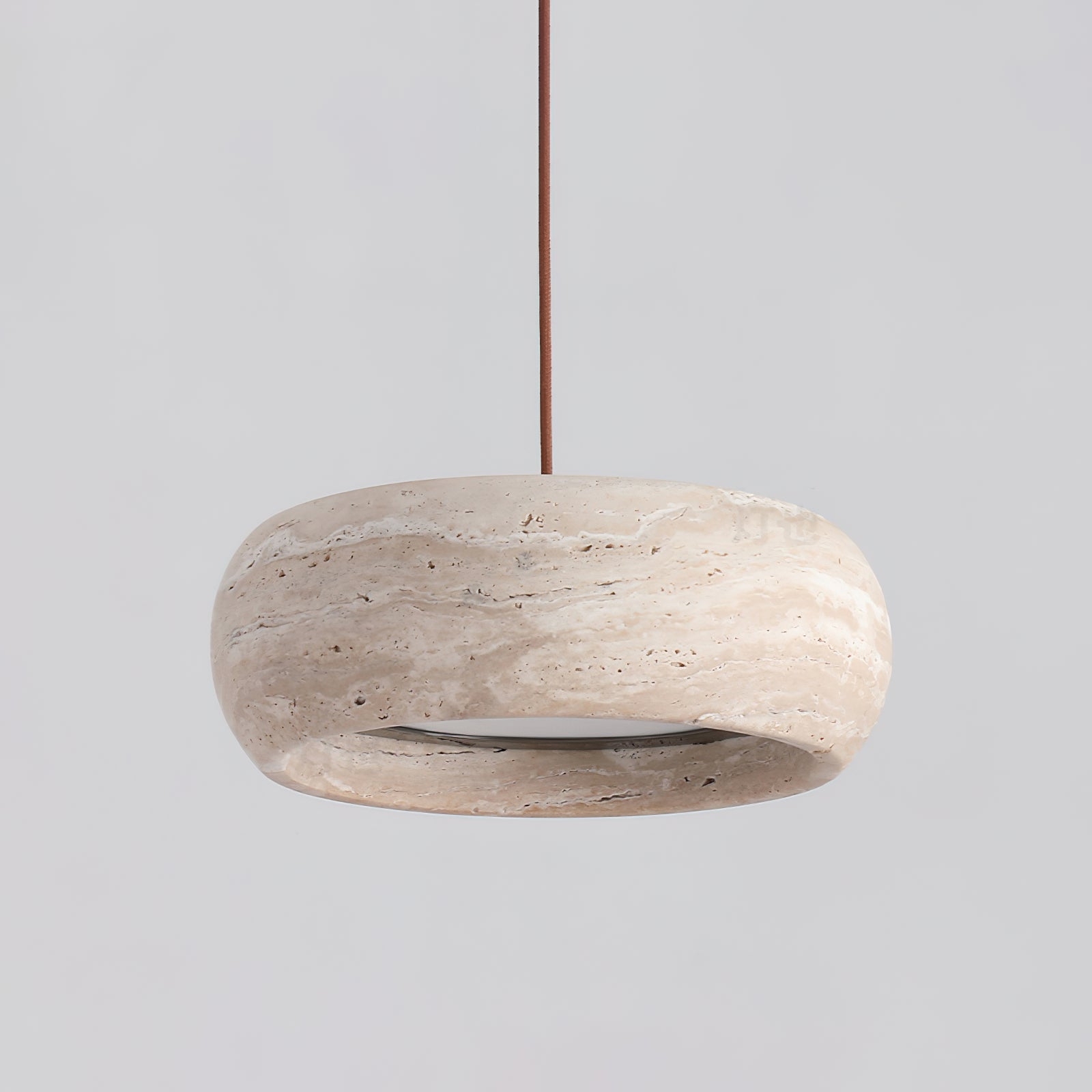 Travertine Drum Pendant Lamp T1832